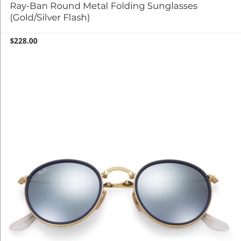 Rayban folding round sunglasses